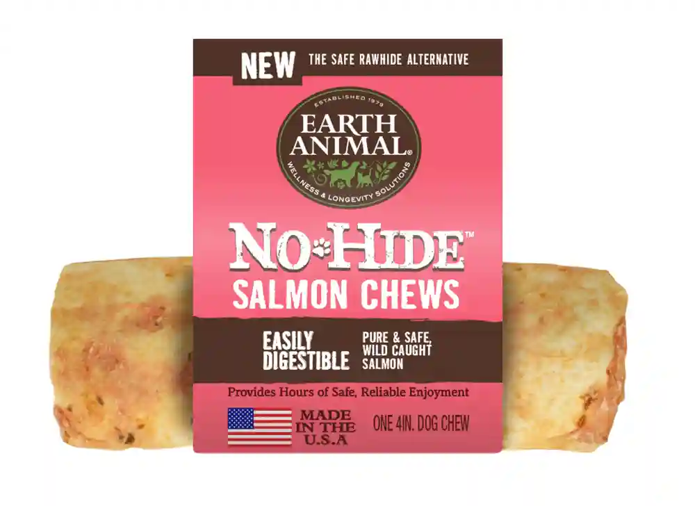 Earth Animal No Hide Salmon Chew 4"
